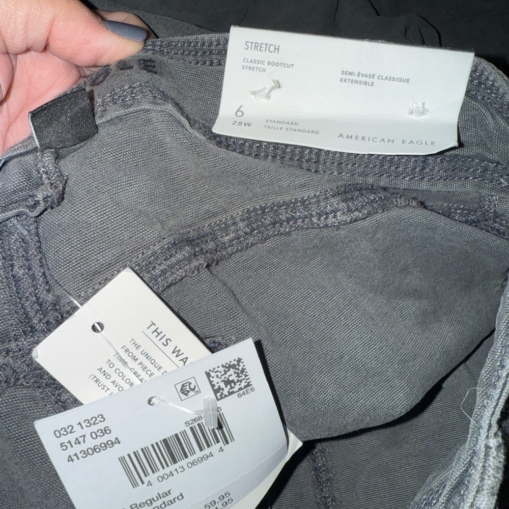 American Eagle Outfitters Gray Boot Cut Jeans - Picture 4 of 4